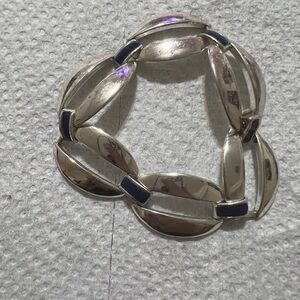 RL brand vintage silver plated bracelet